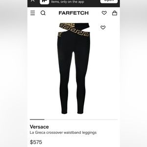 ‼️Set‼️Versace tights & bralette worn once.